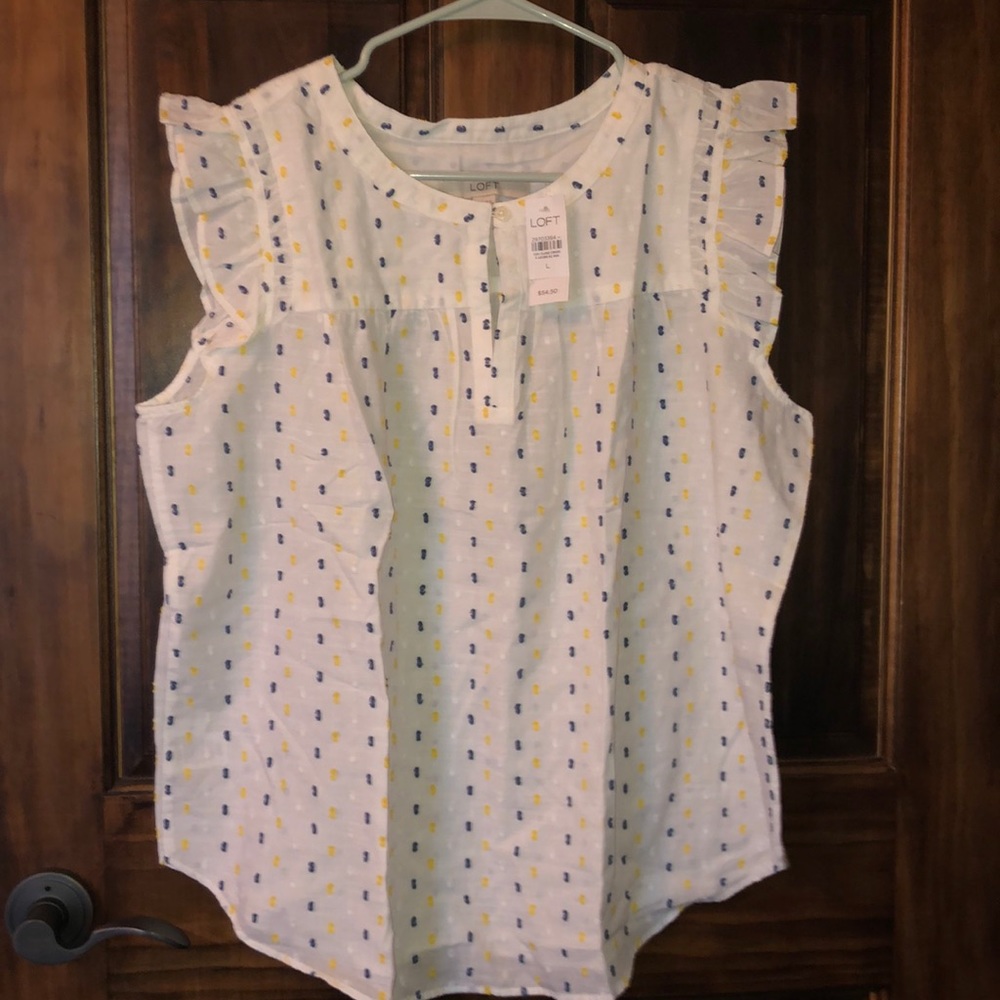 NWT- Loft brand blouse, size large